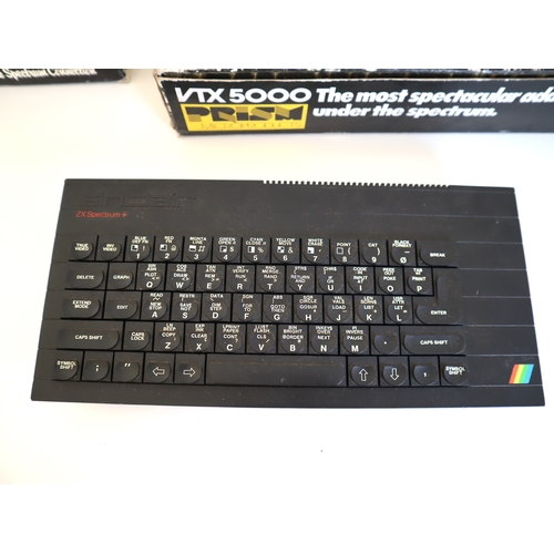 28 - ZX Spectrum + , dk'tronics Speech Synthesiser & Parallel Centronics Interface, Prism VTX 5000,