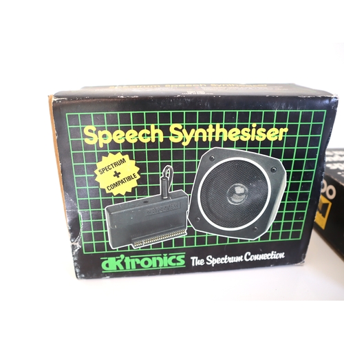 28 - ZX Spectrum + , dk'tronics Speech Synthesiser & Parallel Centronics Interface, Prism VTX 5000,