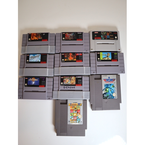 53 - Nintendo Super Nes & Nes Game Cartridges