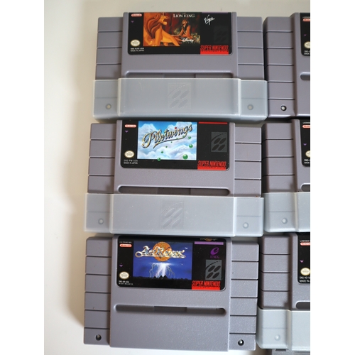 53 - Nintendo Super Nes & Nes Game Cartridges