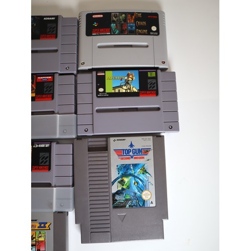 53 - Nintendo Super Nes & Nes Game Cartridges