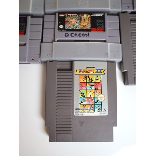 53 - Nintendo Super Nes & Nes Game Cartridges