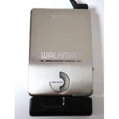 73 - SONY WALKMAN WM EX20 20th Anniversary model Limited edition no 2788, with battery compartment and so... 