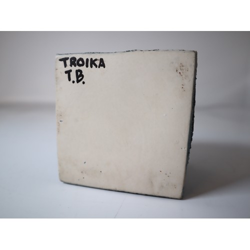 223A - Cube Troika Vase - Teo Bernatowitz 8cm x 9cm