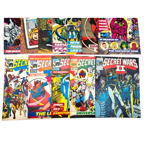 143 - A group of 12 1980's Secret Wars II Comics