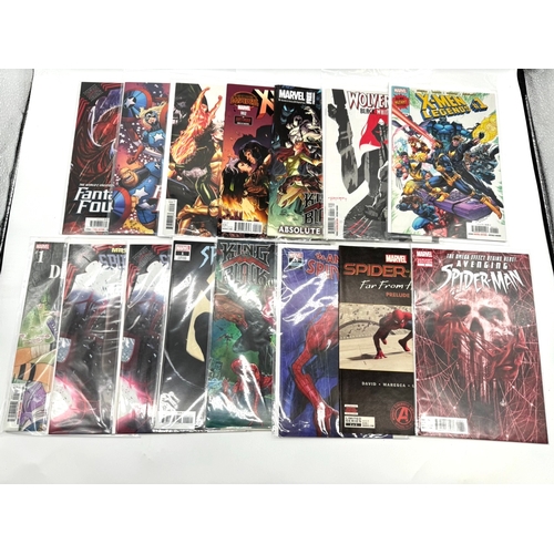 144 - Marvel Comics - A group of X-Men, Spider-Man & Fantastic Four comics