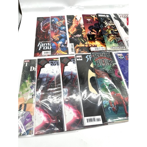 144 - Marvel Comics - A group of X-Men, Spider-Man & Fantastic Four comics