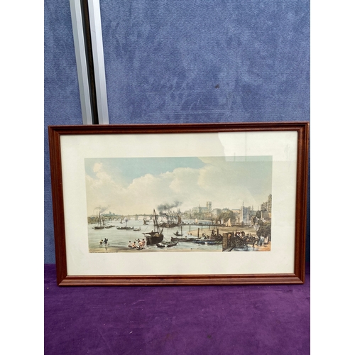 715 - A pair of scenic London lithographs/prints