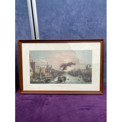 715 - A pair of scenic London lithographs/prints