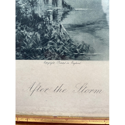 717 - A Pair of prints from paintings by F.W.Haynes 'The Brook' and 'After the storm'