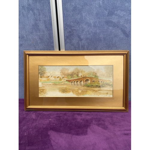 719 - Beautiful Vintage signed watercolour