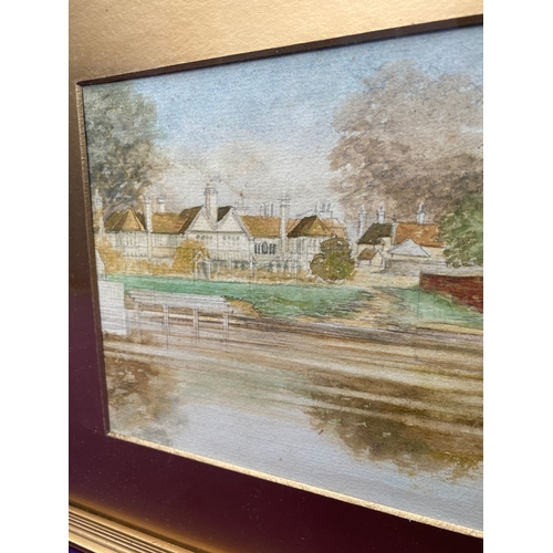 719 - Beautiful Vintage signed watercolour