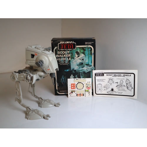 23 - Kenner Star Wars Return of the Jedi Scout Walker Vehicle - Boxed w/ instructions