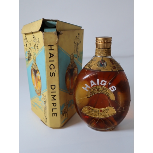 61 - 1960's Boxed Bottle of Haig's Dimple Scotch Whisky - unopened