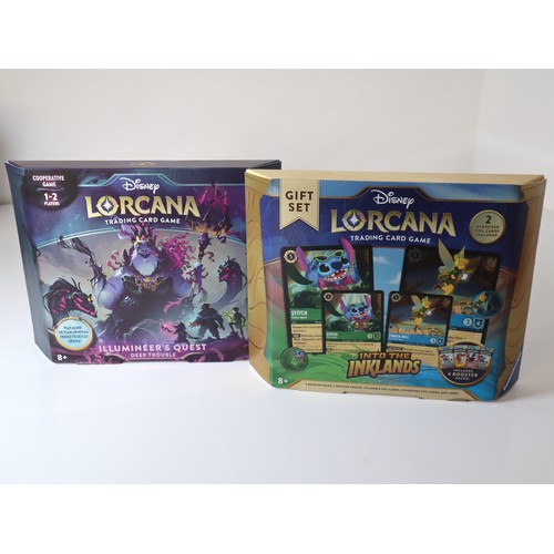 26 - Disney Lorcana Illumineer's Quest Deep Trouble +Into The Inklands Gift Set - New Sealed