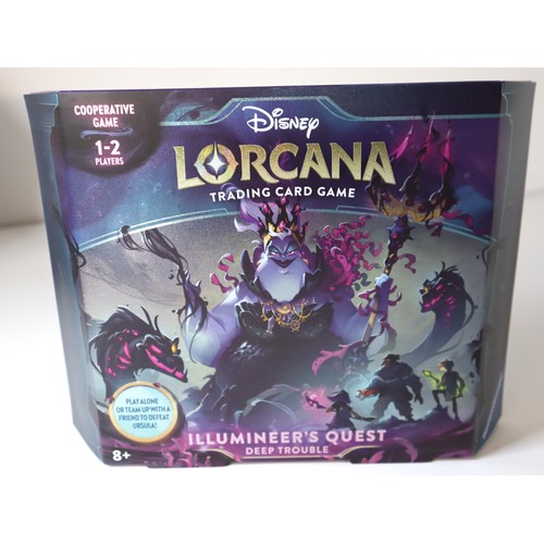 26 - Disney Lorcana Illumineer's Quest Deep Trouble +Into The Inklands Gift Set - New Sealed