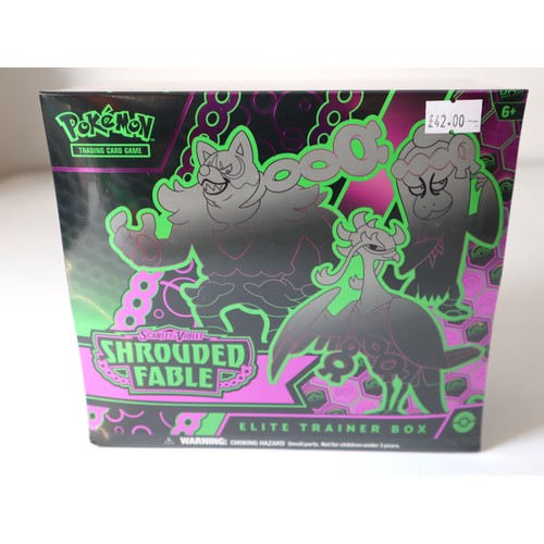 39 - Pokemon TCG - Shrouded Fable Elite Trainer Box + Kingambit Illustration Collection - New Sealed