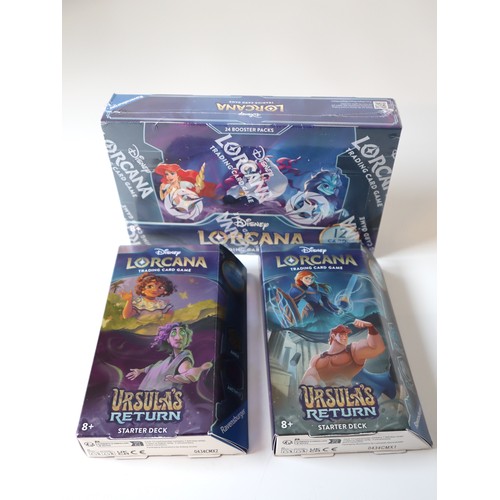 47 - Disney Lorcana Trading Card Game - Sealed Ursula's Return Booster Box of 24 Booster Packs + one of e... 