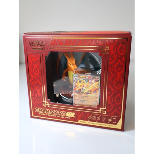 49 - Pokemon TCG - Charizard ex Super Premium Collection Set - includes promo cards, 10 booster packs + 1... 