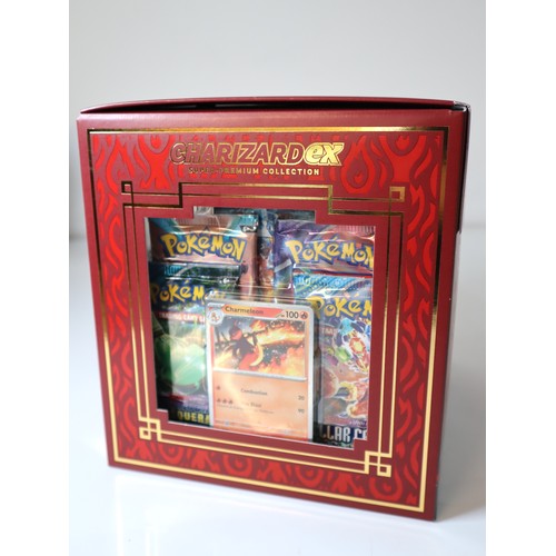 49 - Pokemon TCG - Charizard ex Super Premium Collection Set - includes promo cards, 10 booster packs + 1... 