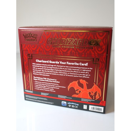 49 - Pokemon TCG - Charizard ex Super Premium Collection Set - includes promo cards, 10 booster packs + 1... 