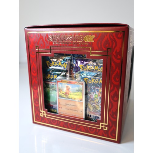 49 - Pokemon TCG - Charizard ex Super Premium Collection Set - includes promo cards, 10 booster packs + 1... 