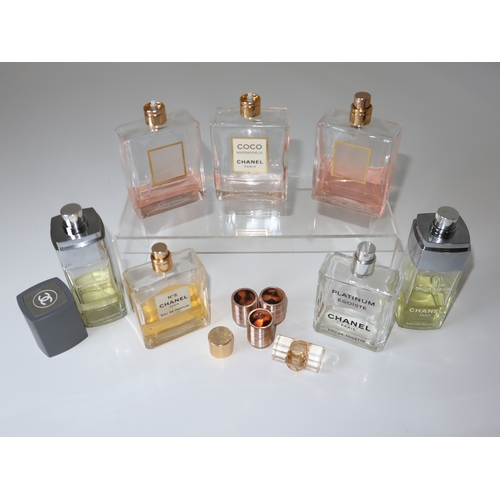 130 - Collection of used Chanel perfumes incuding Coco Chanel / No5