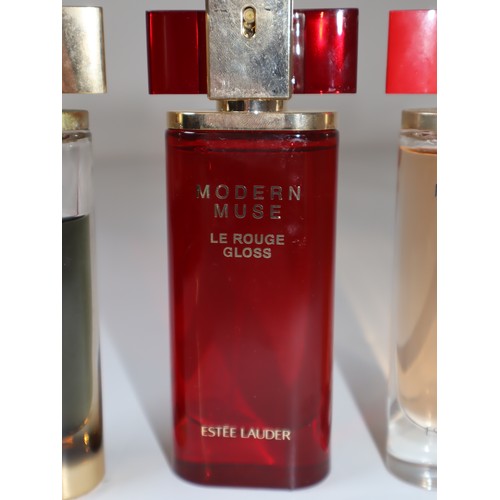 136 - Three bottles of Estee Lauder Modern Muse Nuit / Le Rouge / Le Rouge Gloss Eau De Parfum 50ml