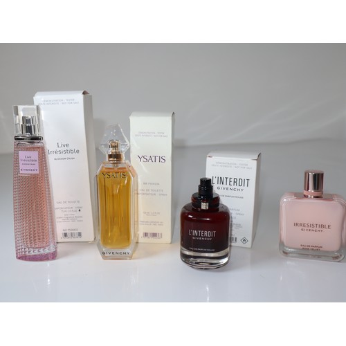 153 - Four Bottles of Givenchy Perfumes - Ysatis EDT 100ml, Irresistible Eau De Parfum Rose Velvet 80ml,  ... 