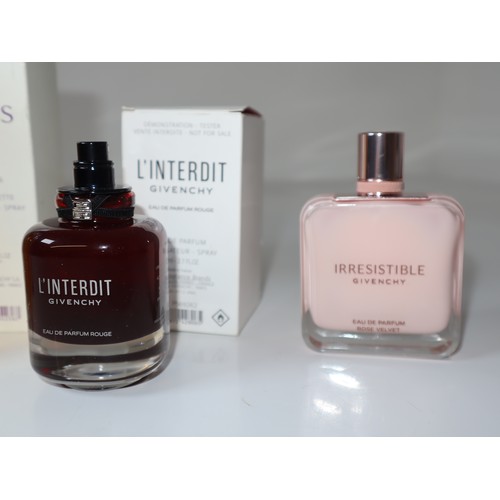 153 - Four Bottles of Givenchy Perfumes - Ysatis EDT 100ml, Irresistible Eau De Parfum Rose Velvet 80ml,  ... 