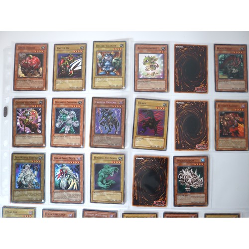 155 - A group of approximately 200 Yu-Gi-Oh Trading Cards including singles from collectors tins , starter... 