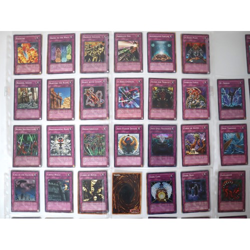 160 - A group of approximately 200 Yu-Gi-Oh Trap Trading Cards including singles from collectors tins , st... 