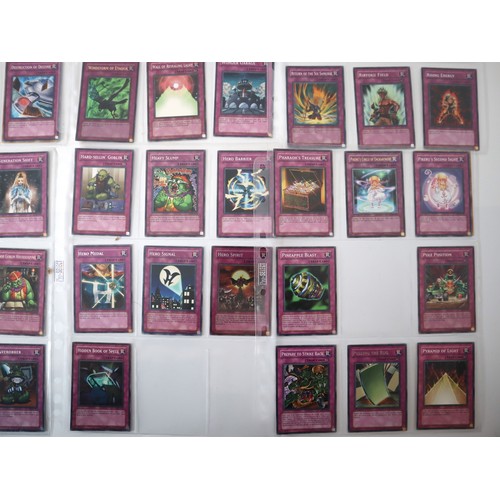 160 - A group of approximately 200 Yu-Gi-Oh Trap Trading Cards including singles from collectors tins , st... 