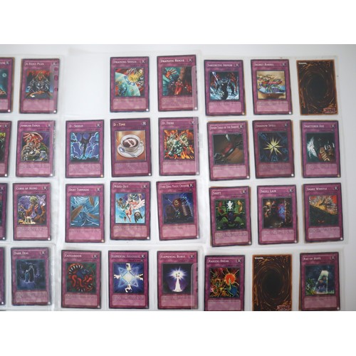 160 - A group of approximately 200 Yu-Gi-Oh Trap Trading Cards including singles from collectors tins , st... 