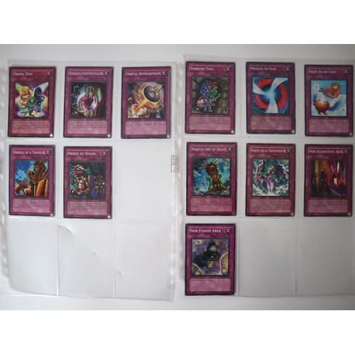 160 - A group of approximately 200 Yu-Gi-Oh Trap Trading Cards including singles from collectors tins , st... 