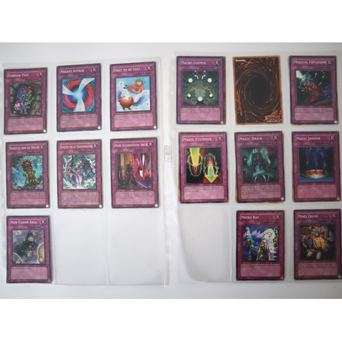 160 - A group of approximately 200 Yu-Gi-Oh Trap Trading Cards including singles from collectors tins , st... 