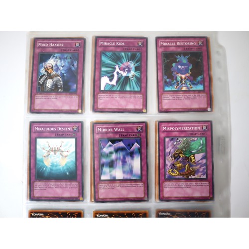 160 - A group of approximately 200 Yu-Gi-Oh Trap Trading Cards including singles from collectors tins , st... 