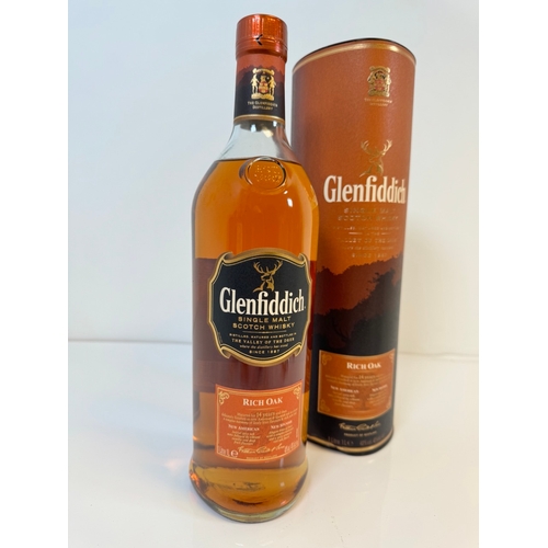 171 - Bottle of Glenfiddich Rich Oak 14 Year Old Single Malt Scotch Whisky in case