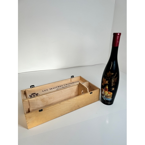 179 - Cased Magnum Bottle Carte Noire 1994 of Les Maitres Vignerons De La Presqu'ile, De Saint - Tropez