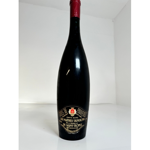 179 - Cased Magnum Bottle Carte Noire 1994 of Les Maitres Vignerons De La Presqu'ile, De Saint - Tropez