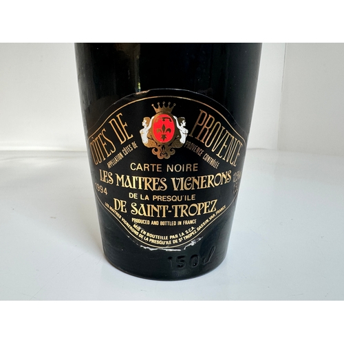 179 - Cased Magnum Bottle Carte Noire 1994 of Les Maitres Vignerons De La Presqu'ile, De Saint - Tropez