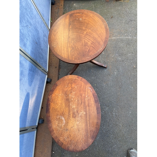 516 - Two Antique side tables.