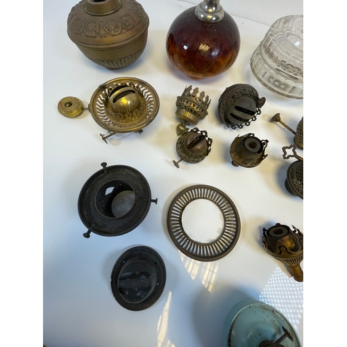 305 - Oil Lamp and accessories.