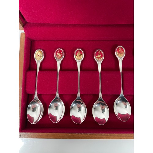 321 - RSPB Sterling Silver teaspoons