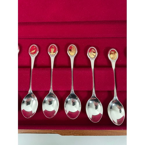 321 - RSPB Sterling Silver teaspoons