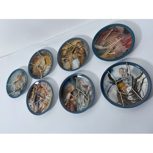 329 - Seven decorative collectable wall plates