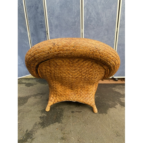 526 - Two Wicker/Cane armchairs.