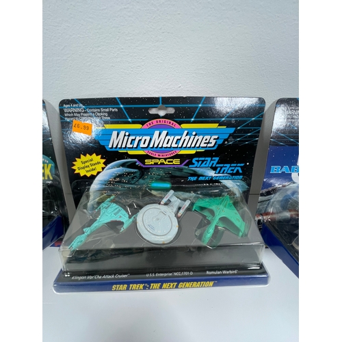 336 - Star trek and Babylon 5 Micro Machines