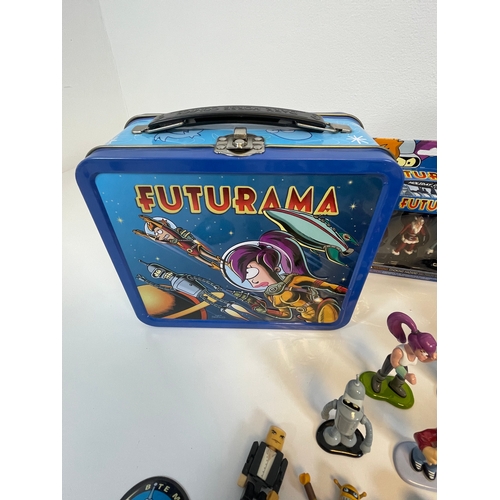 337 - Futurama Bundle including lunch box and figures