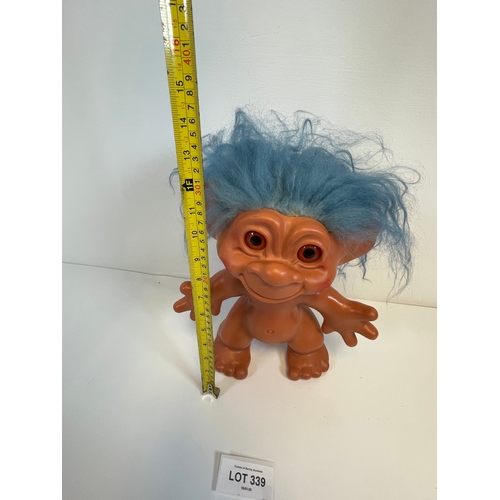 339 - Large Vintage Troll by Dam Things Establishment 1964 Denmark approx 30cm